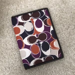 Coach Passport Holder